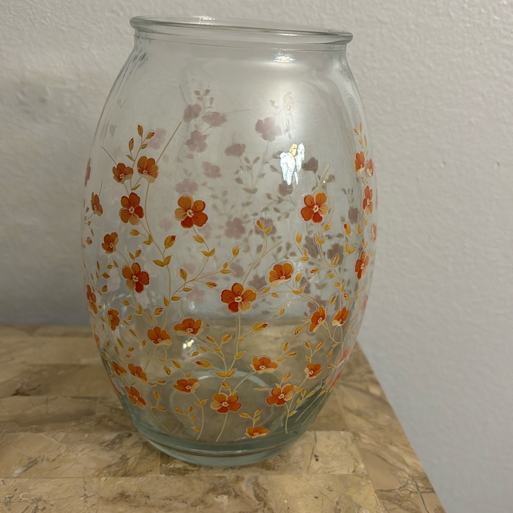 Flowered vase